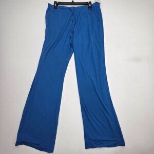 Auden NWT Women's Pants Sleepwear Lounge Elastic Waistband Pull On Blue Size L
